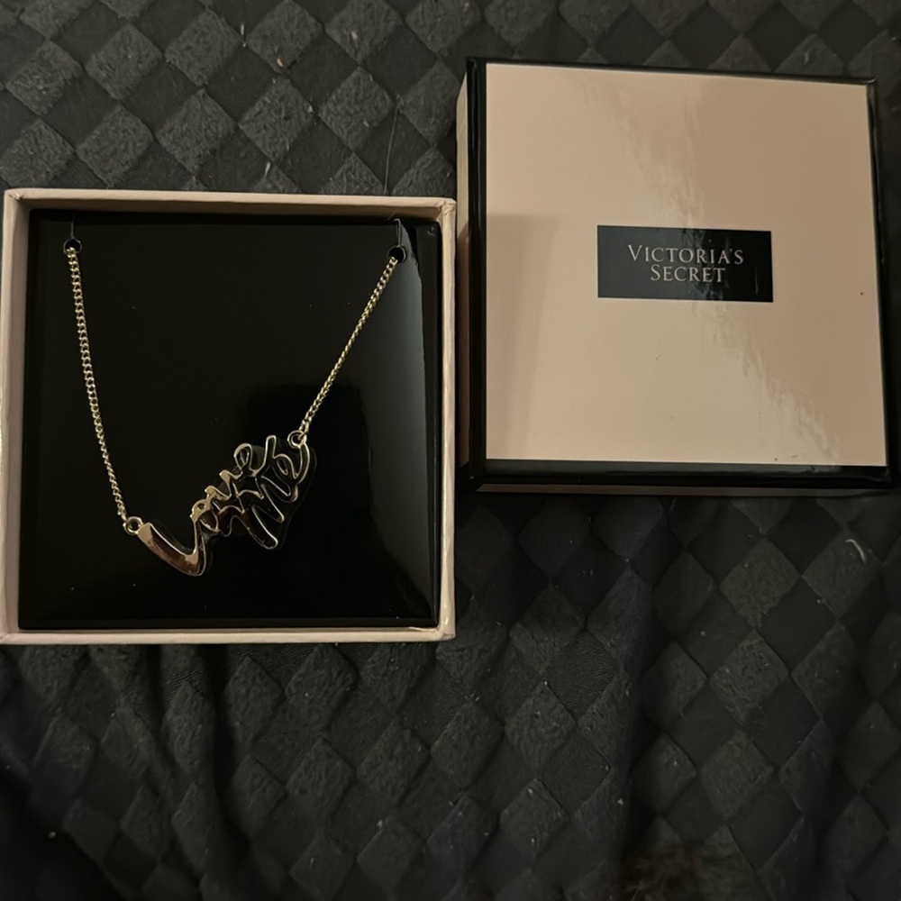 Victoria Secret “Love Me” necklace.